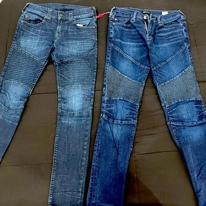 2 Deep Blue True Religion Jeans